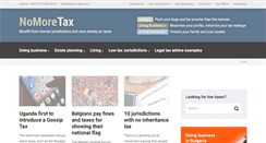 Desktop Screenshot of nomoretax.eu