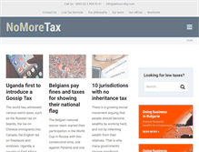 Tablet Screenshot of nomoretax.eu
